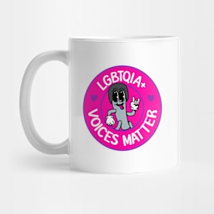 LGBTQIA+ Voices Matter - Support The Queer Communtiy Mug